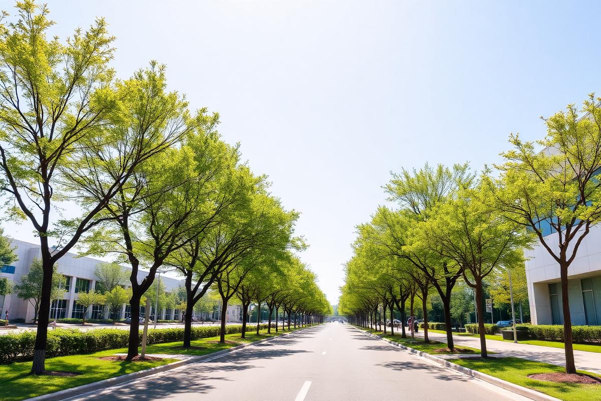 大發園區林蔭道路